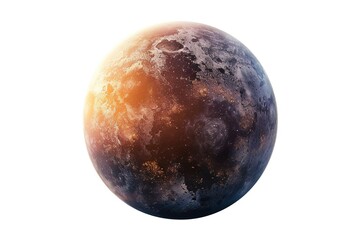 Obraz premium Exoplanet Discovery Illustration with Solid Background