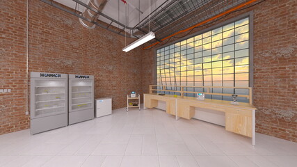 研究室　3DCGレンダリング