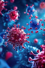 Detailed Visualization of Coronavirus Particles in a Microscopic View