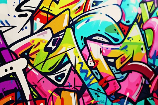 Fototapeta graffiti on the wall