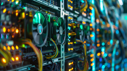 GPU Farm for Industrial Crypto Mining