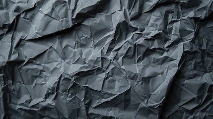 Wrinkled gray paper backdrop