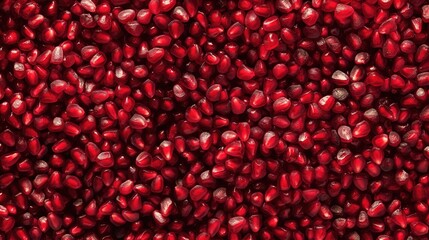 Background of fresh ripe pomegranate fruit seeds 