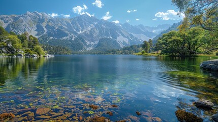 Mountain Lake Serenity