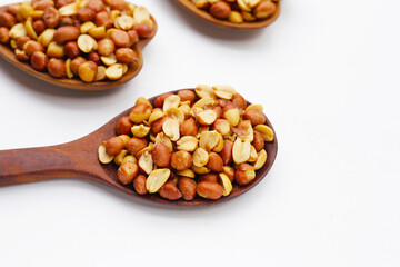 Red skin peanuts roasted salted, peanut snacks