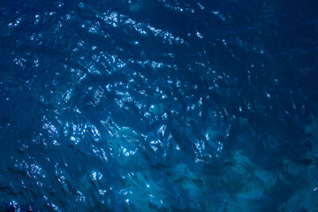 Ocean surface texture, navy blue