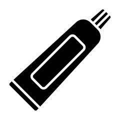 Toothpaste glyph solid icon