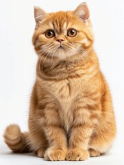 Obraz premium an Exotic Shorthair cat with its flat face, plush fur, and large round eyes