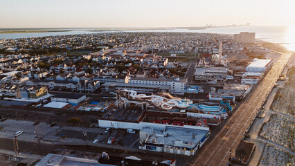 Aerial Drone of Ocean City, New Jersey 