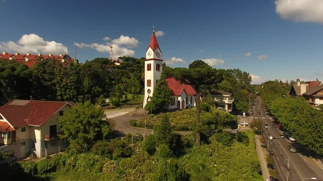 Igreja do Rel&oacute;gio - Gramado, Rio Grande so Sul, Brazil