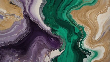 abstract color palette wallpaper with amethyst emerald background