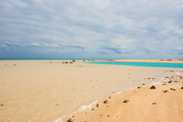 beautiful seascape of sahl hasheesh for banner background