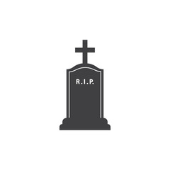 Gravestone icon vector
