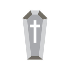 Obraz premium Wooden Coffin icon