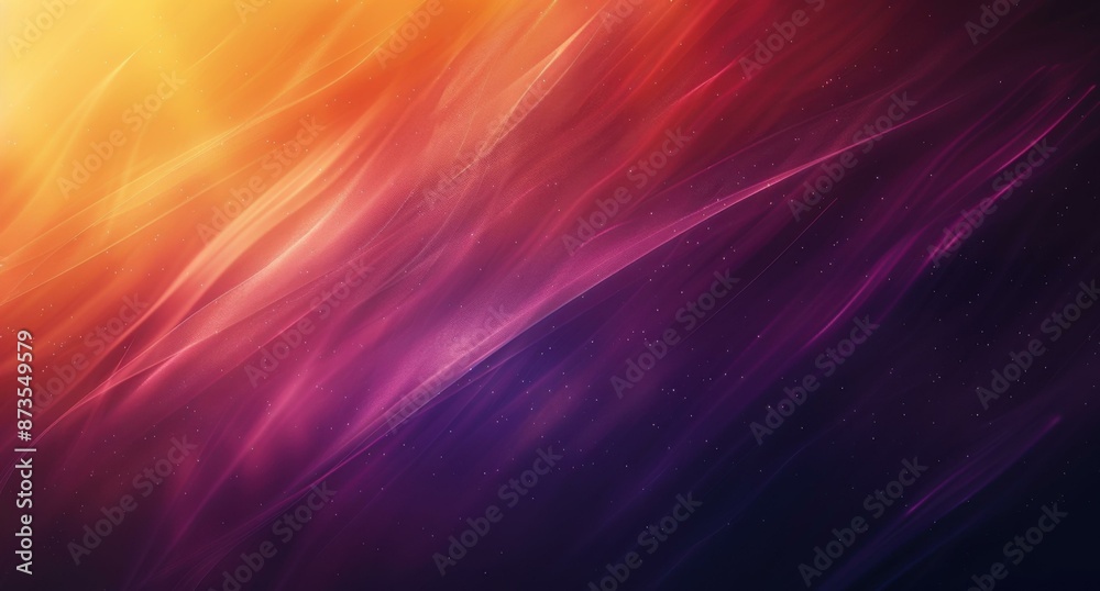 Canvas Prints wavy colorful abstract background. ai.