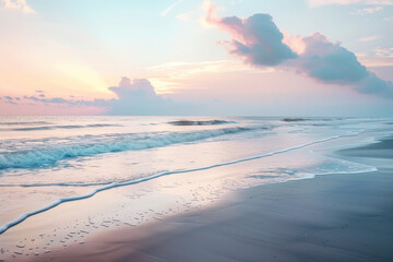 Fototapeta premium sunset on the beach