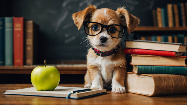Puppy dog training school