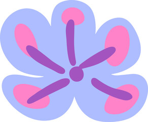 Abstract Flower Shape