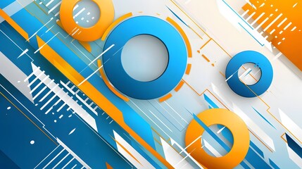 Obraz premium colorful 3d geometric background