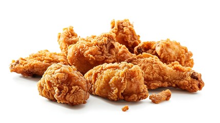 Crispy fried chicken nuggets commercial food photography delicious crunchy