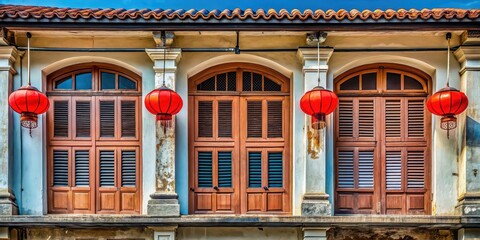 Fototapeta premium lantern for cerebrate Chinese newyear in Penang. 