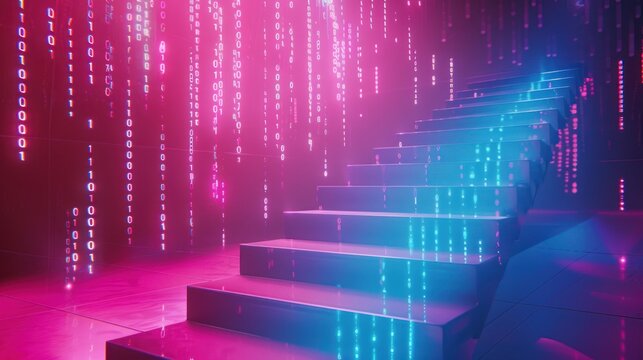 Digital Staircase: Ascending Through Data