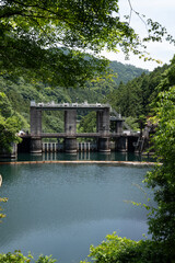 Obraz premium 奥多摩の白丸ダム