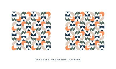 Vector illustration geometric seamless pattern
