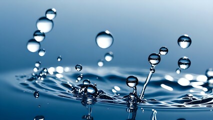 water flowing into a glass,drops of dew on a leaf,water drops on a green leaf