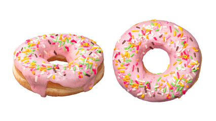 カラフルなドーナツ