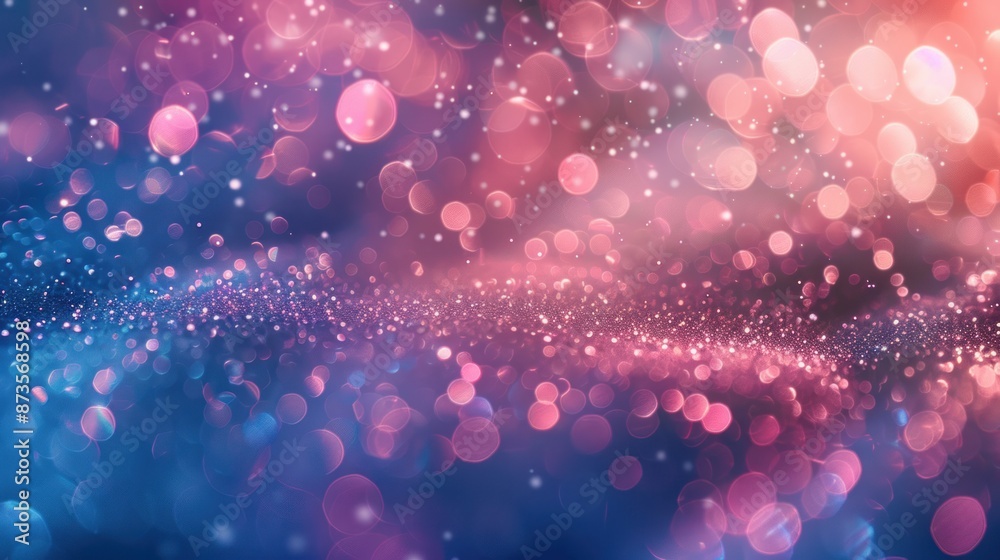 Canvas Prints sparkling bokeh background