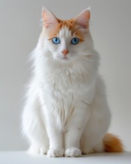 a Turkish Van cat 