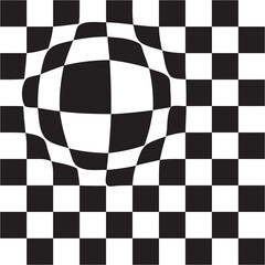 Obraz premium y2k shape retro futuristic sychedelic trendy style. geometric shapes, grids cyberpunk elements .