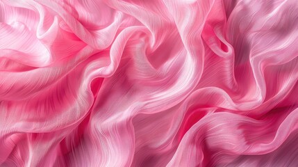 Obraz premium Valentine s Day themed pink cotton fabric texture