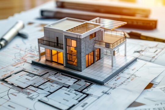 Employing 3d construction to transform architectural designs into tangible structures