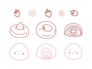 Japanese Food and Snack Illustration Drawing