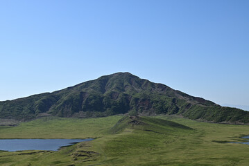 Great view of Kusa-senri, Aso, Kumamoto