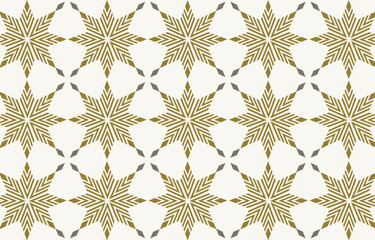 Ethnic tribal  gold star background. Seamless tribal pattern, folk embroidery, tradition geometric ornament. Traditional Native design for fabric, textile, print, rug, paper