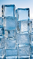 Cube ice pattern