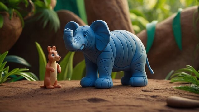 Captivating scenes from a delightful clay zoo story