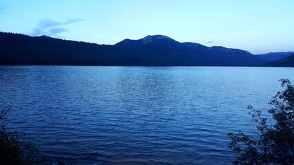 Alturas Lake at Dusk, Ketchum, Idaho, Sawtooth National Forest