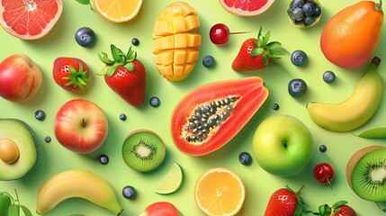 Magnificent Delicious food arrangement with copy space