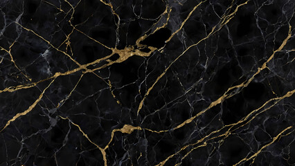 Black Marble with Gold veins 2