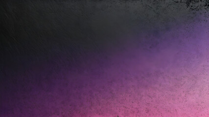Obraz premium Gradient Background of Grainy Black and Ethereal Purple. Conjuring Nighttime Magical.
