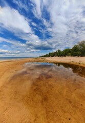 beach and sea