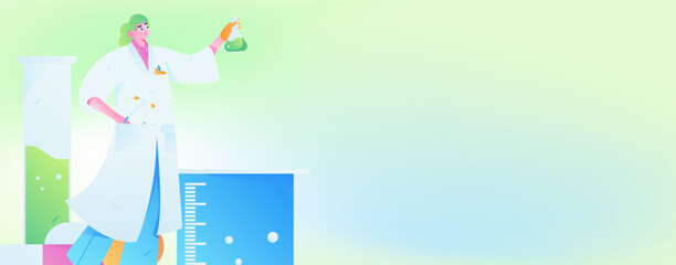 Medical characters fighting the epidemic flat vector concept operation hand drawn illustration
