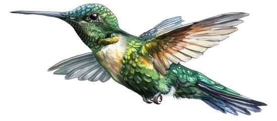 Obraz premium Hummingbird in Flight