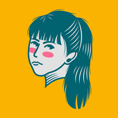 Character design avatar flat minimalist 132