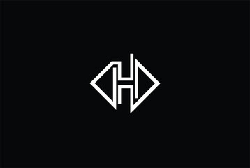 letter H forward arrow creative minimal monochrome monogram symbol , letter H arrow gym fitness dumbell logo, 