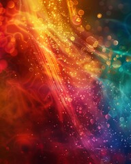 Fototapeta premium Colorful abstract art in various hues.